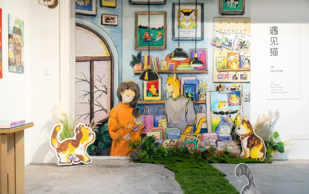 Town Walk | 來看展(zhan)，一(yi)起「貓在(zai)貞豐(feng)澤國(guo)」